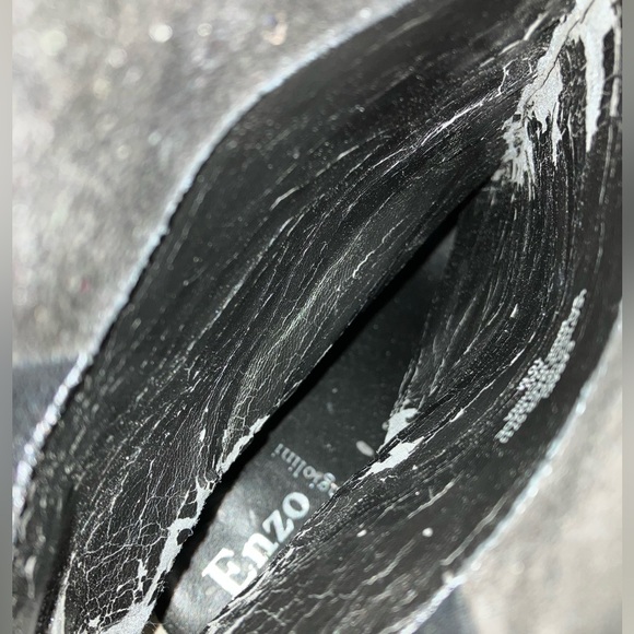 Enzo Angiolini black wedge heel boots! - Picture 4 of 7